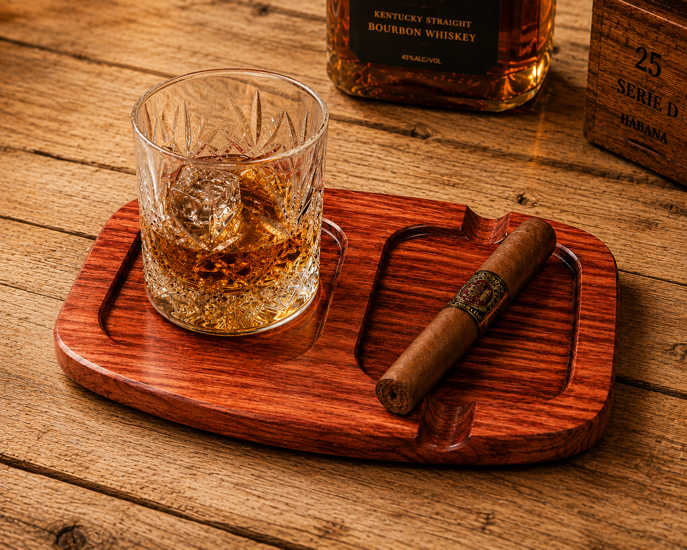 2.  Texas Cedar Cigar Ashtray