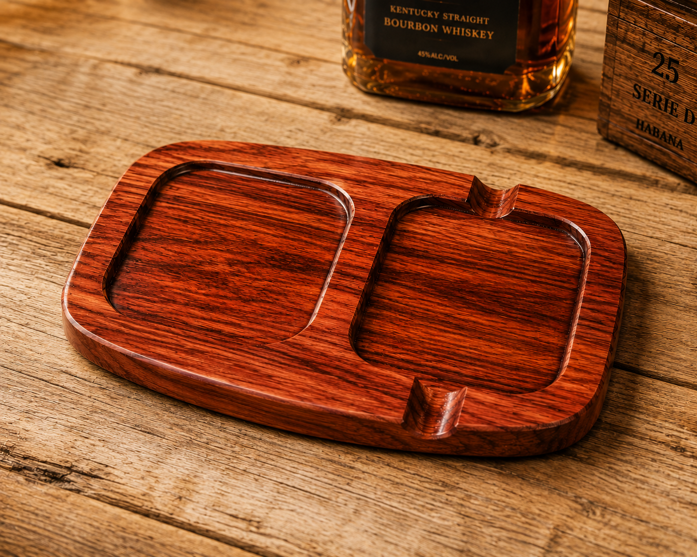 2.  Texas Cedar Cigar Ashtray